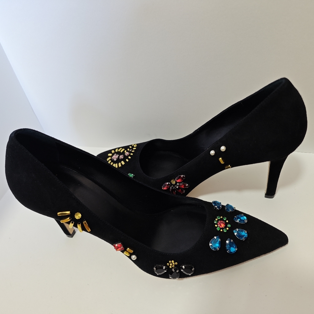 Paul Smith Black Suede Pumps Size EU 40 (US 9)